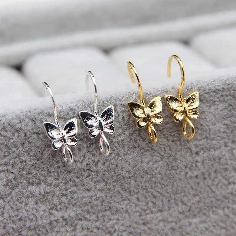 New arrived! 5pairs Silver plated 18k gold plated beautiful butterfly brass earring hook for jewelry making earring base
New arrived! 5pairs Silver plated 18k gold plated beautiful butterfly brass earring hook for jewelry making earring base