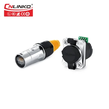 Cnlinko RJ45 Waterproof Sockets Female Soldering Ethernet Connector IP65 Panel Mount CAT5E For Led Display Outdoor And Indoor
Cnlinko RJ45 Waterproof Sockets Female Soldering Ethernet Connector IP65 Panel Mount CAT5E For Led Display Outdoor And Indoor
