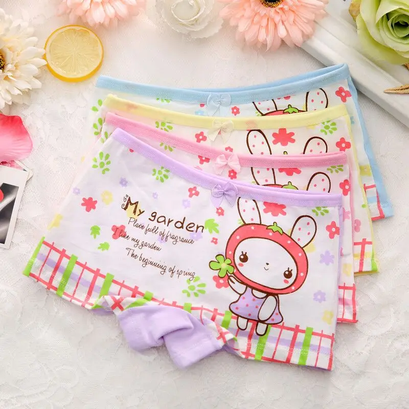 4pcs/lot Girls Underwear Briefs Panties Cartoon Kitty Bunny Baby Kids Panties Wholesale Shorts for Children underpants cotton
4pcs/lot Girls Underwear Briefs Panties Cartoon Kitty Bunny Baby Kids Panties Wholesale Shorts for Children underpants cotton