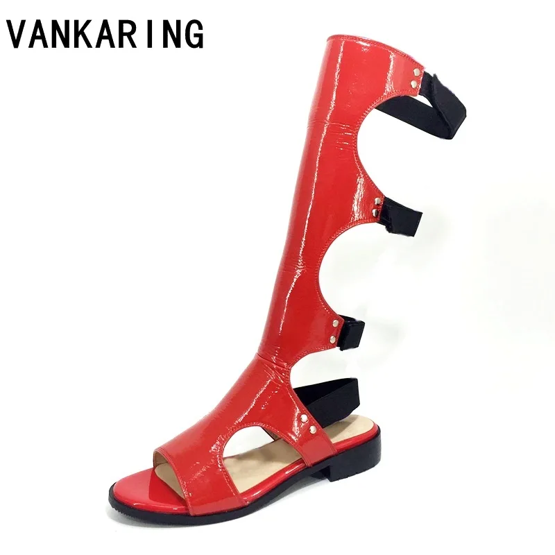 brand fashion sandals gladiator summer shoes woman knee high boots ladies sexy cut-outs black rome boots leather dress slippers
brand fashion sandals gladiator summer shoes woman knee high boots ladies sexy cut-outs black rome boots leather dress slippers