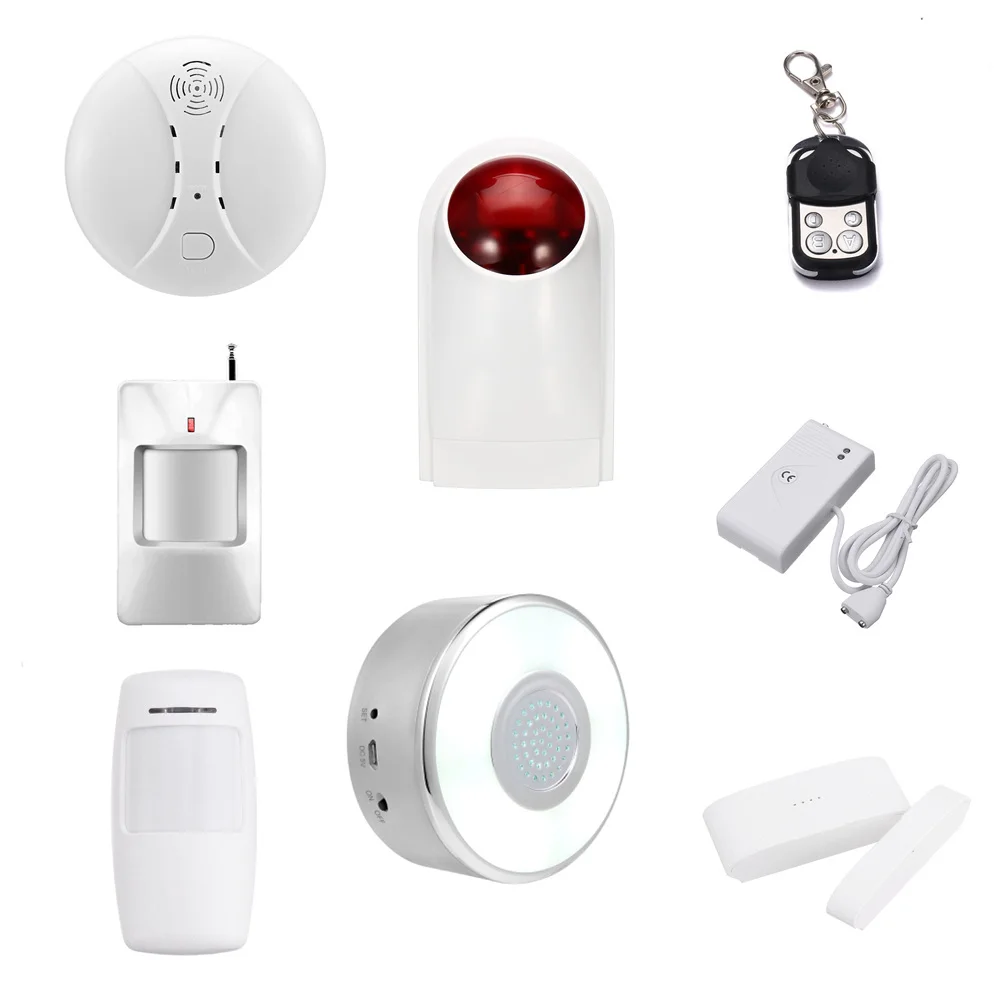 ANGOOD 433Mhz Wireless Home Security Smart Alarm Hub Smart Alarm Sirens Strobe Sensor EU Plug Security Protective Alarms System
ANGOOD 433Mhz Wireless Home Security Smart Alarm Hub Smart Alarm Sirens Strobe Sensor EU Plug Security Protective Alarms System