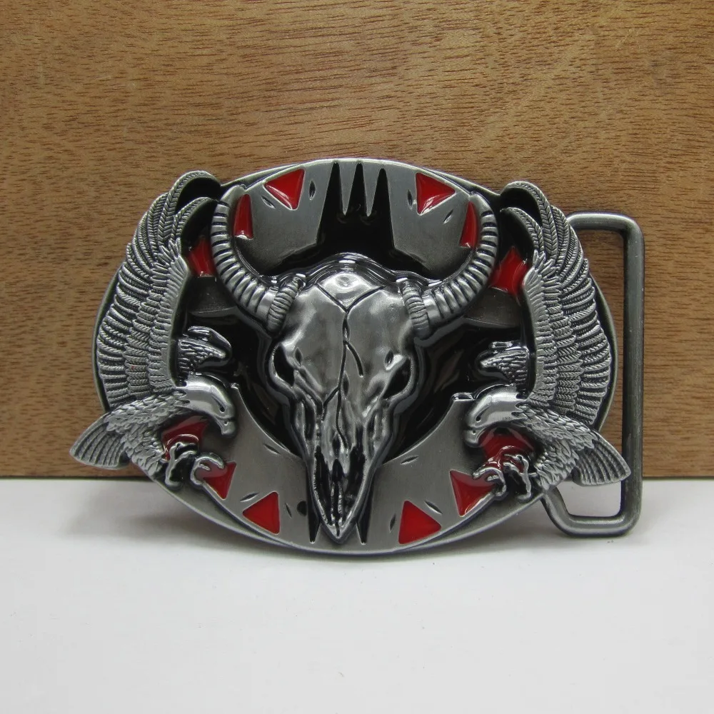 BuckleClub wholesale zinc alloy retro bull head flying eagle jeans gift belt buckle FP-02531-1 for men 4cm width loop
BuckleClub wholesale zinc alloy retro bull head flying eagle jeans gift belt buckle FP-02531-1 for men 4cm width loop