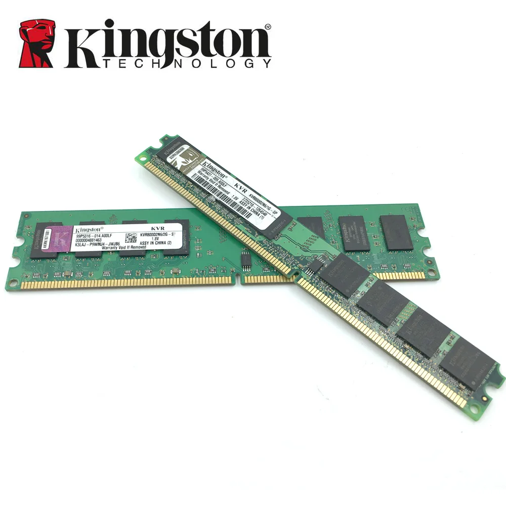 Kingston настольных ПК памяти оперативная память модуль 800 МГц/667 МГц DDR2 PC2 6400 2 GB