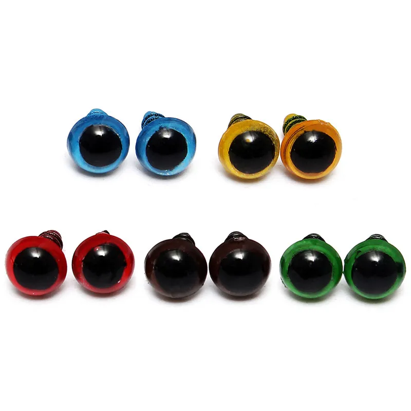 Safety Eyes Box 100Pcs/50 Pairs Five Colors Mix 8mm For Teddy Bear Stuffed Toy Plush Animal Puppet Doll Craft DIY Plastic
Safety Eyes Box 100Pcs/50 Pairs Five Colors Mix 8mm For Teddy Bear Stuffed Toy Plush Animal Puppet Doll Craft DIY Plastic
