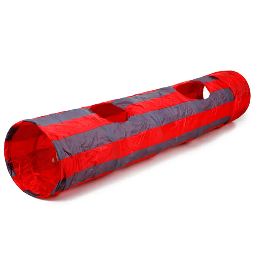 115cm Pet Tunnel Cat Play Tunnel Foldable Cat Tunnel Kitten Cat Toys Bulk Cat Toys Rabbit Straight Play Tunnel Wholesale noFB23 (1)
