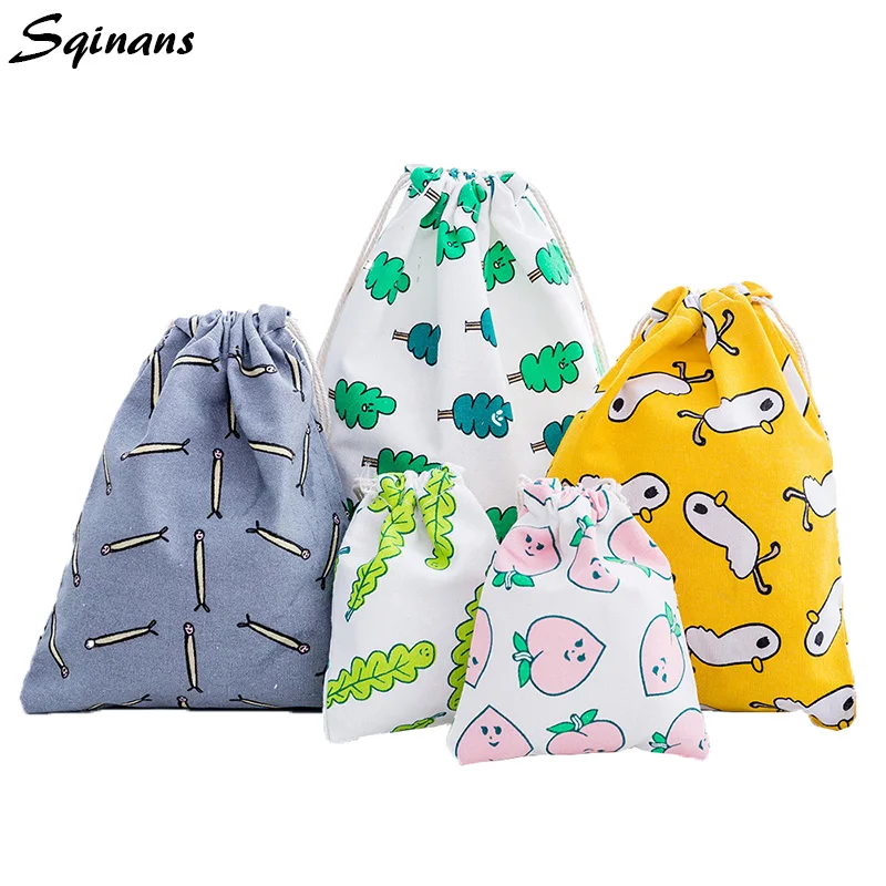 Sqinans Fabric Cotton Travel Drawstring Tote Storage Bag Portable Organizer Bag For Underwear Toys Storage Bag Shoes Organizer
Sqinans Fabric Cotton Travel Drawstring Tote Storage Bag Portable Organizer Bag For Underwear Toys Storage Bag Shoes Organizer