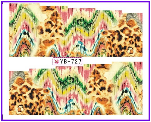 Nail Sticker Full Cover LEOPARD TIGER ZEBRA WATER COLOR ABSTRACT PAINTING Water Transfers Stickers Nail Decals YB727-732
Nail Sticker Full Cover LEOPARD TIGER ZEBRA WATER COLOR ABSTRACT PAINTING Water Transfers Stickers Nail Decals YB727-732