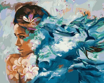 Frameless painting by numbers paint by numbers for home decor PBN for living room 4050 girl with dophine
Frameless painting by numbers paint by numbers for home decor PBN for living room 4050 girl with dophine