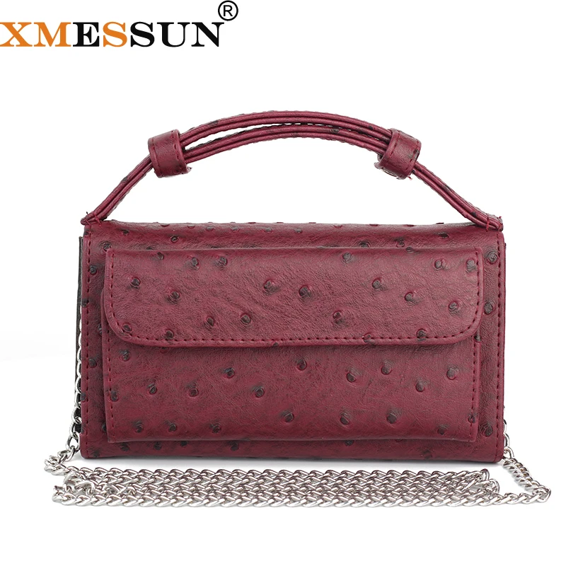 Fashion Real Cow Leather Day Clutch One Shoulder Cross-body Bag Ostrich Pattern Genuine Leather Clutch Chain Women's Handbags
Fashion Real Cow Leather Day Clutch One Shoulder Cross-body Bag Ostrich Pattern Genuine Leather Clutch Chain Women's Handbags