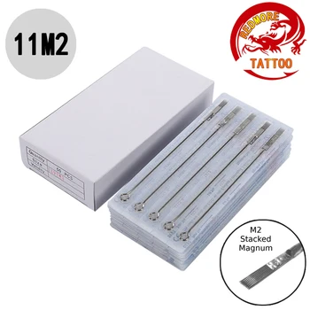 50PCS Tattoo Needles 11M2 Disposable Premade Sterilized Tattoo Needles Double Stack Magnum For Tattoo Guns Supply
50PCS Tattoo Needles 11M2 Disposable Premade Sterilized Tattoo Needles Double Stack Magnum For Tattoo Guns Supply