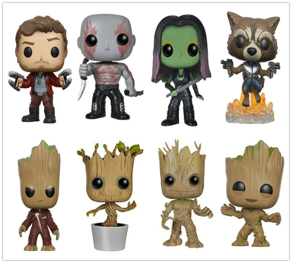 Funko POP Guardians of the Galaxy Action Figure Model PVC Figuras Rocket Groot Action Figures toys Gifts
Funko POP Guardians of the Galaxy Action Figure Model PVC Figuras Rocket Groot Action Figures toys Gifts