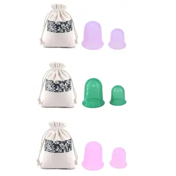 2pcs Body Massage Anti Cellulite Durable Vacuum Cans Silicone Suction Cupping Cups Massager Therapy Face Facial Leg Kit
2pcs Body Massage Anti Cellulite Durable Vacuum Cans Silicone Suction Cupping Cups Massager Therapy Face Facial Leg Kit