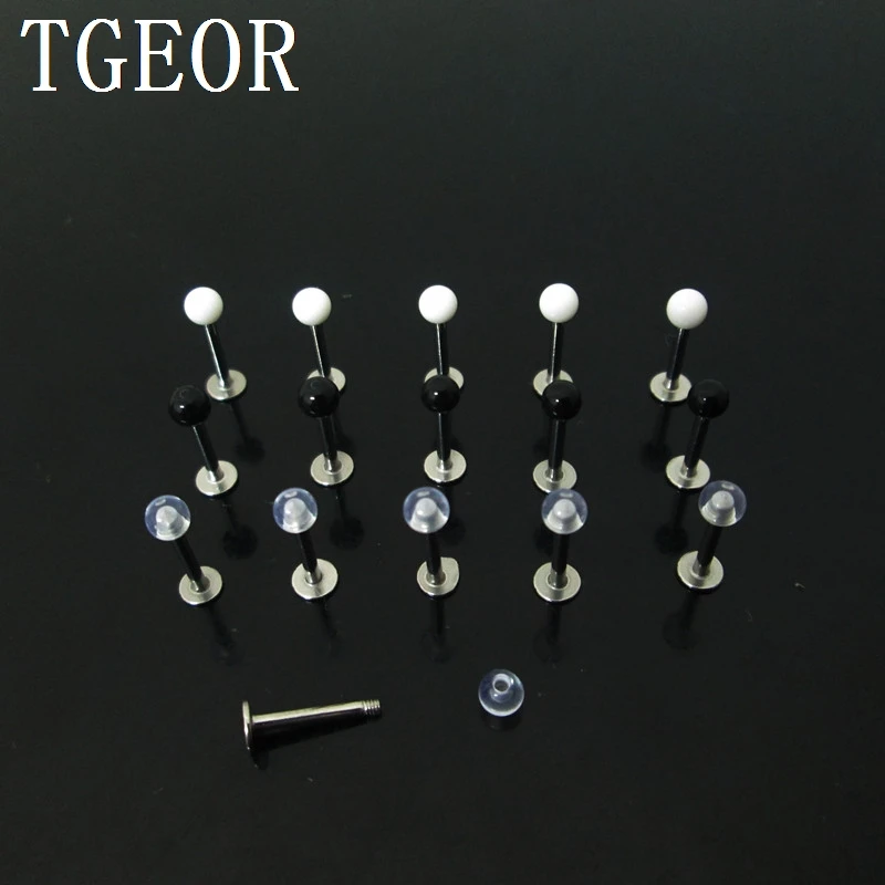 hot wholesale piercing body jewelry 18G lip ring 100pcs 1.0*8*3mm acrylic plain ball labret piercing free shipping
hot wholesale piercing body jewelry 18G lip ring 100pcs 1.0*8*3mm acrylic plain ball labret piercing free shipping