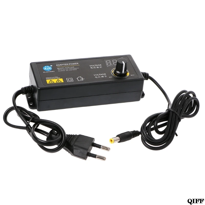 60W 3-24V Adjustable Adapter With Display Screen Of Voltage DC5.5x2.1/2.5mm Mar28
60W 3-24V Adjustable Adapter With Display Screen Of Voltage DC5.5x2.1/2.5mm Mar28