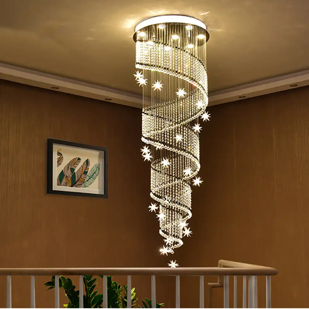 modern chandeliers for hallways