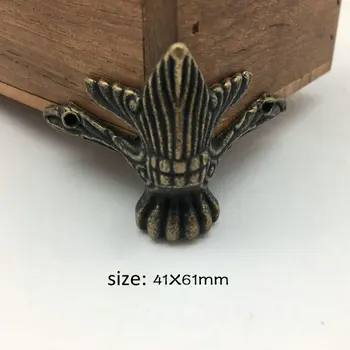 12pcs 61*41mm Vintage Bronze Jewelry Chest Box Wooden Case Decorative Feet Leg Protectors Corner DIY Scrapbooking Accessories
12pcs 61*41mm Vintage Bronze Jewelry Chest Box Wooden Case Decorative Feet Leg Protectors Corner DIY Scrapbooking Accessories