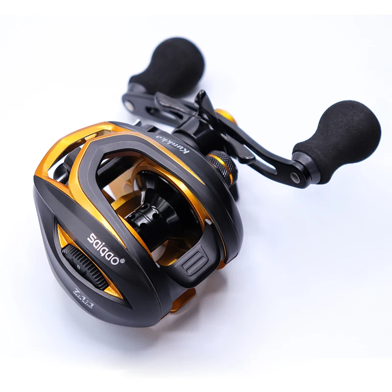 Lawaia Magnetic and Centrifugal Dual Brake Fishing Reel 14+1BB Baitcasting Reel 8.5KG Drag Carbon Baitcasting Reel
Lawaia Magnetic and Centrifugal Dual Brake Fishing Reel 14+1BB Baitcasting Reel 8.5KG Drag Carbon Baitcasting Reel
