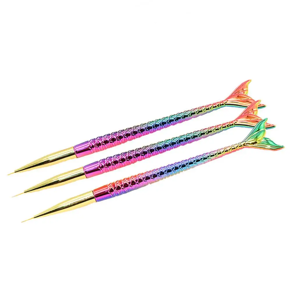 3Pcs Mermaid Gradient Color Nail Art Brush Pen Flower Painting Drawing Liner Dotting Tools Hot
3Pcs Mermaid Gradient Color Nail Art Brush Pen Flower Painting Drawing Liner Dotting Tools Hot