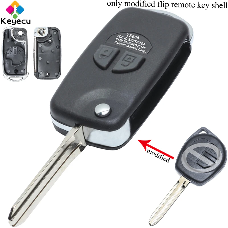 KEYECU Modified Folding/ Flip Remote Control Car Key Shell Case Housing With 2 Buttons Pad - FOB for Suzuki Grand Vitara Swift
KEYECU Modified Folding/ Flip Remote Control Car Key Shell Case Housing With 2 Buttons Pad - FOB for Suzuki Grand Vitara Swift