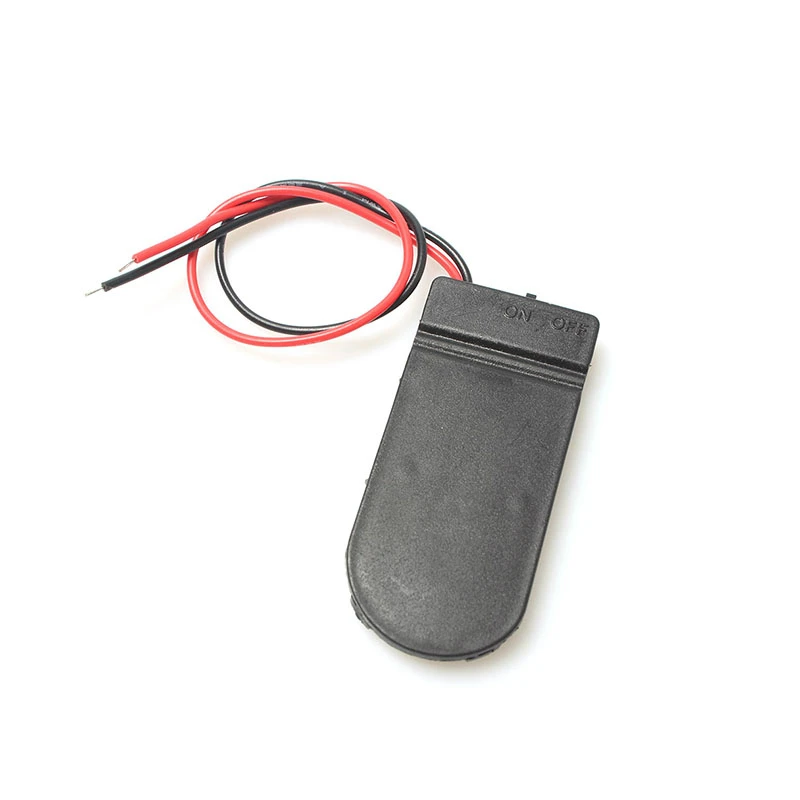 5 Pcs CR2032 Button Cell Coin Battery 2 Holder Case Storage Box 6V Battery Pack on Off Switch with Wire Leads
5 Pcs CR2032 Button Cell Coin Battery 2 Holder Case Storage Box 6V Battery Pack on Off Switch with Wire Leads