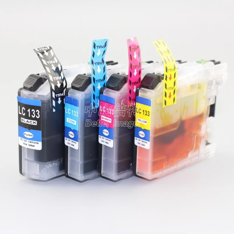 compatible ink cartridge LC133 WITH CHIP for Brother MFC-J4410DW MFC-J4510DW MFC-J4710DW MFCJ470DW MFC-J6920DW DCP-J152W
compatible ink cartridge LC133 WITH CHIP for Brother MFC-J4410DW MFC-J4510DW MFC-J4710DW MFCJ470DW MFC-J6920DW DCP-J152W