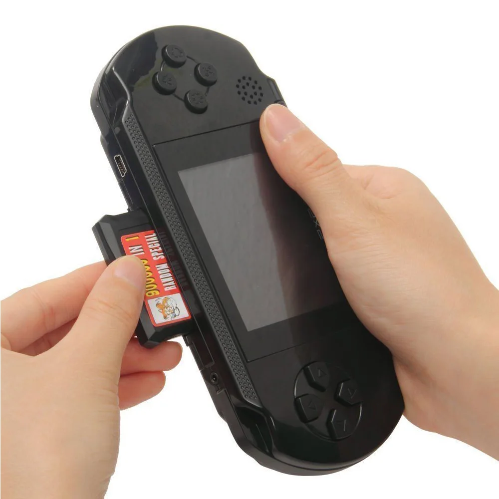 3 Inch 16 Bit PXP3 Handheld Game Player Video Game Console with AV Cable+2 Game Cards 150 Classic Games Child Gaming Players
3 Inch 16 Bit PXP3 Handheld Game Player Video Game Console with AV Cable+2 Game Cards 150 Classic Games Child Gaming Players