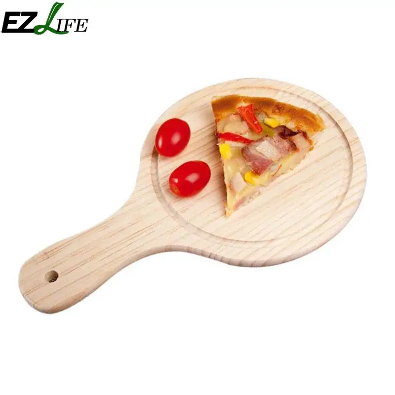 Wooden Pizza Board Round Pizza Baking Tray Pizza Stone Cutting Board With Hand Cake Bakeware New Kitchen Baking Tools
Wooden Pizza Board Round Pizza Baking Tray Pizza Stone Cutting Board With Hand Cake Bakeware New Kitchen Baking Tools