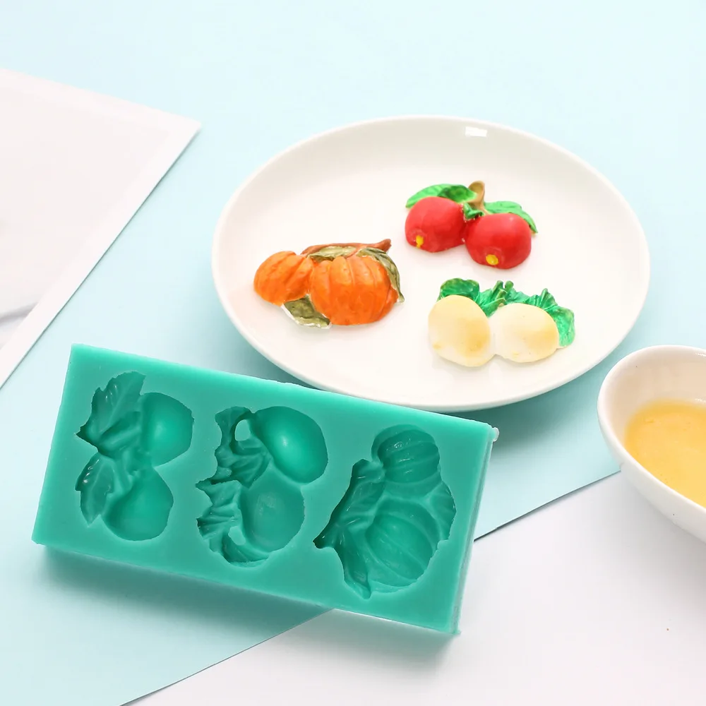 1PC Vegetable Fruit Silicone Mould DIY Chocolate Mold Cake Decoration Fondant Molds Kitchen Baking Cooking Clay Tool
1PC Vegetable Fruit Silicone Mould DIY Chocolate Mold Cake Decoration Fondant Molds Kitchen Baking Cooking Clay Tool