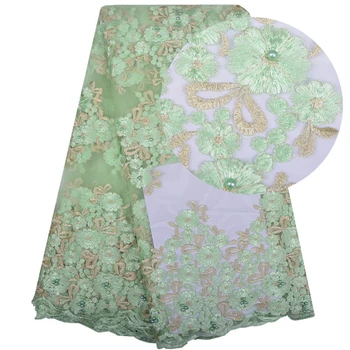 African Lace Fabric 2018 Embroidered Nigerian Beaded Laces Fabric High Quality French Tulle Lace Fabric For Women Dress 1167
African Lace Fabric 2018 Embroidered Nigerian Beaded Laces Fabric High Quality French Tulle Lace Fabric For Women Dress 1167