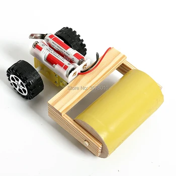 DIY Wooden Electric Road Roller Toy Model Kits,Funny science and technology assembly Experiment Educational STEM Toys For Kids
DIY Wooden Electric Road Roller Toy Model Kits,Funny science and technology assembly Experiment Educational STEM Toys For Kids
