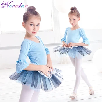 Kids Girls Ballet Tutu Dress 3/4 Long Sleeves Professional Classic Ballet Costumes Leotards With Soft Lace Tulle Skirt For Child
Kids Girls Ballet Tutu Dress 3/4 Long Sleeves Professional Classic Ballet Costumes Leotards With Soft Lace Tulle Skirt For Child