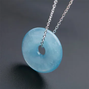 Women Female Necklaces Charms Crystal Pendant Genuine Blue Gemstone Natural Aquamarine Pendant Drop Shipping 27*7mm
Women Female Necklaces Charms Crystal Pendant Genuine Blue Gemstone Natural Aquamarine Pendant Drop Shipping 27*7mm