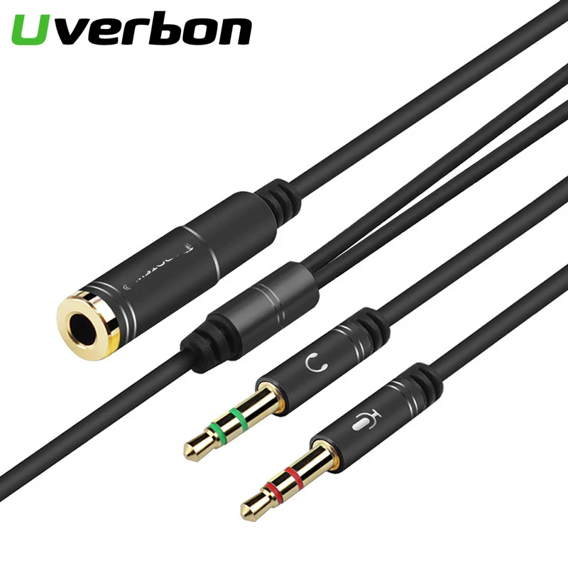 3.5mm Jack Microphone Headphone Splitter Audio Cable AUX Extension 2 Male To 1 Female Cables For Computer 30cm PC Earphone Cable
3.5mm Jack Microphone Headphone Splitter Audio Cable AUX Extension 2 Male To 1 Female Cables For Computer 30cm PC Earphone Cable