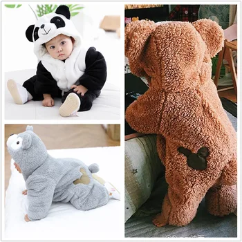 Hot Cute Plush Bear Panda Baby Pajamas Set Autumn Winter Thicken Bodysuits For Boys Girls Home Clothing Sleepwear Baby Clothes
Hot Cute Plush Bear Panda Baby Pajamas Set Autumn Winter Thicken Bodysuits For Boys Girls Home Clothing Sleepwear Baby Clothes