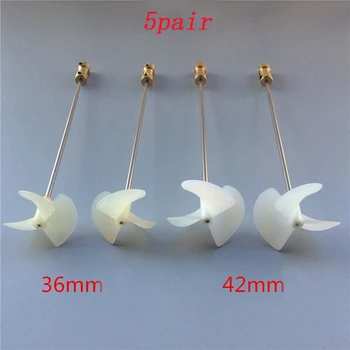 5pair DIY RC Boat Dia 36mm 42mm CW CCW Propeller 2mm Drive Shaft Kit 2.3mm Coulping for Children Boys Student DIY Handmade Part
5pair DIY RC Boat Dia 36mm 42mm CW CCW Propeller 2mm Drive Shaft Kit 2.3mm Coulping for Children Boys Student DIY Handmade Part
