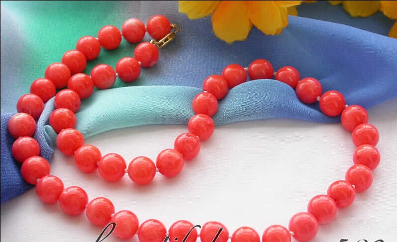 FREE SHIPPING ******z3172 Wonderful 17" 8mm naturel round red coral bead necklace 14KGPt
FREE SHIPPING ******z3172 Wonderful 17" 8mm naturel round red coral bead necklace 14KGPt