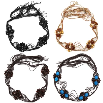 National Style Women belts Hand-woven Belt Wooden Beads Weaving Knotted Tassels woman Waist Chain Bohemia Female Ceinture Femme
National Style Women belts Hand-woven Belt Wooden Beads Weaving Knotted Tassels woman Waist Chain Bohemia Female Ceinture Femme