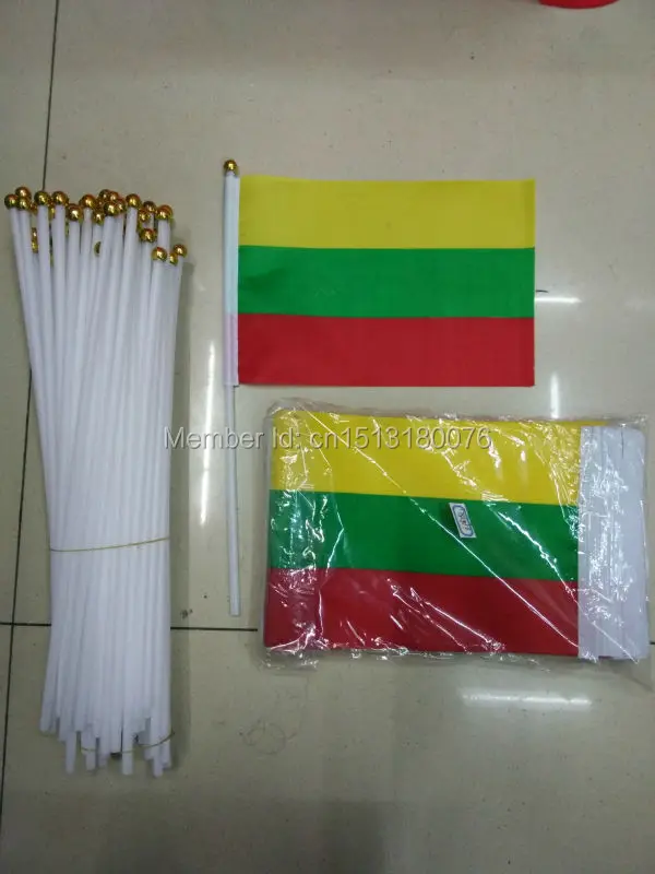 100 PCS/ lot Promotion Wholesale allSm Lithuania Hand Waving National Flag 14*21cm #8 Polyester Flag Free Shipping
100 PCS/ lot Promotion Wholesale allSm Lithuania Hand Waving National Flag 14*21cm #8 Polyester Flag Free Shipping