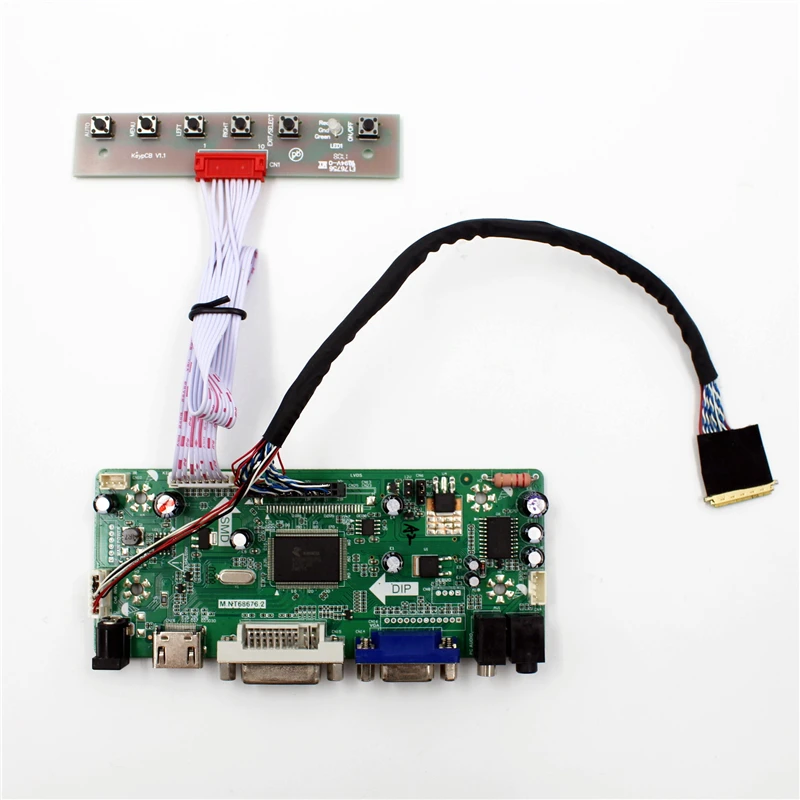 M.NT68676.2A VGA, HDMI, DVI, совместимому с HDMI ЖК-дисплей плата контроллера набор "сделай сам" для LP156WF1-TLC1 светодиодный 15,6 дюймов 1920x1080 LVDS легко "сделай сам"
M.NT68676.2A VGA, HDMI, DVI, совместимому с HDMI ЖК-дисплей плата контроллера набор "сделай сам" для LP156WF1-TLC1 светодиодный 15,6 дюймов 1920x1080 LVDS легко "сделай сам"
