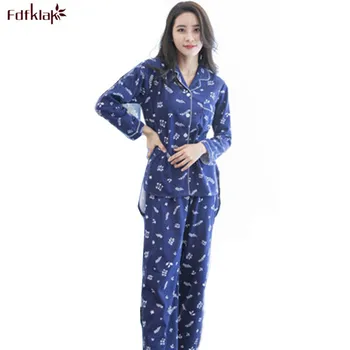 2017 Autumn Winter New Home Clothes Women Pajamas Cotton Long Sleeve Ladies' Pajama Print Sleepwear Sets Pijamas Mujer Q156
2017 Autumn Winter New Home Clothes Women Pajamas Cotton Long Sleeve Ladies' Pajama Print Sleepwear Sets Pijamas Mujer Q156