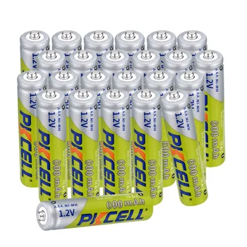 24 PCS PKCELL Ni-MH AAA Battery 3A 600mAh 1.2V Rechargeable Battery for Camera/Flashlight/Toy
24 PCS PKCELL Ni-MH AAA Battery 3A 600mAh 1.2V Rechargeable Battery for Camera/Flashlight/Toy
