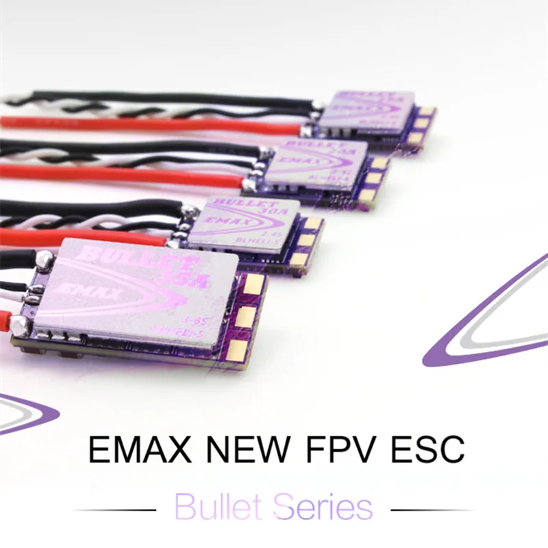 EMAX Original New BLHeli-S DSHOT Bullet FPV ESC 6A 12A 15A 20A 30A 35A BLHeli s Speed Controller
EMAX Original New BLHeli-S DSHOT Bullet FPV ESC 6A 12A 15A 20A 30A 35A BLHeli s Speed Controller