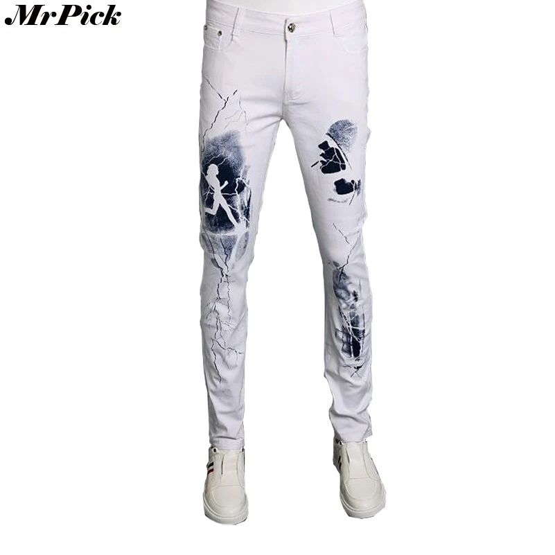 New Summer Men Skinny Printed Jeans 2017 Fashion Casual Hip Hop Printing Stretch Pencil Jeans
New Summer Men Skinny Printed Jeans 2017 Fashion Casual Hip Hop Printing Stretch Pencil Jeans