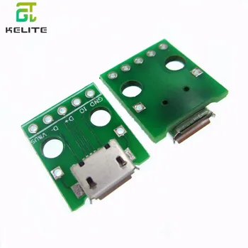 HAILANGNIAO 100pcs MICRO USB to DIP Adapter 5pin female connector B type pcb converter new
HAILANGNIAO 100pcs MICRO USB to DIP Adapter 5pin female connector B type pcb converter new