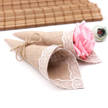 10pcs Hessian Jute Burlap Lace Fake Flower Bouquet Package Protection For DIY Engagement Wedding Party Home Garden Decoration
10pcs Hessian Jute Burlap Lace Fake Flower Bouquet Package Protection For DIY Engagement Wedding Party Home Garden Decoration