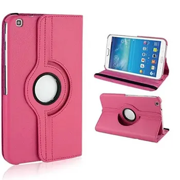 

360 Degree Rotating PU Leather Flip Cover Case for Samsung Galaxy Tab 3 8.0" SM-T310 SM-T311 T315 8 inch Tablet Case Stand Cases