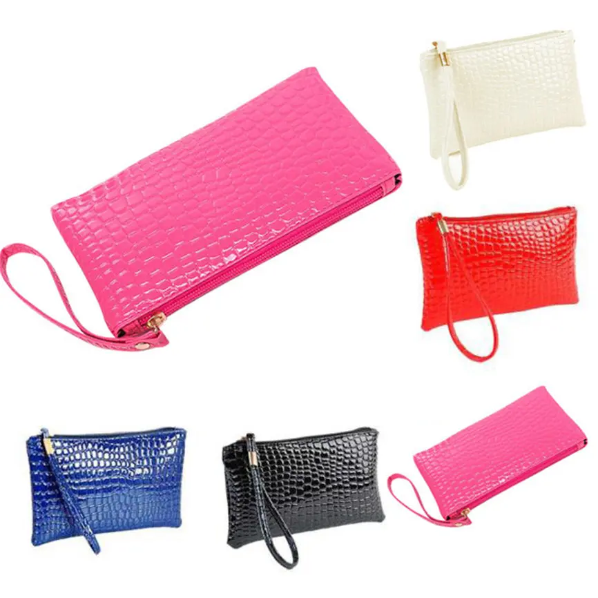 Wallets Women Crocodile Leather Clutch Handbag Bag wallet Coin Purse Small Leather Women Wallets Zipper Purses #35
Wallets Women Crocodile Leather Clutch Handbag Bag wallet Coin Purse Small Leather Women Wallets Zipper Purses #35