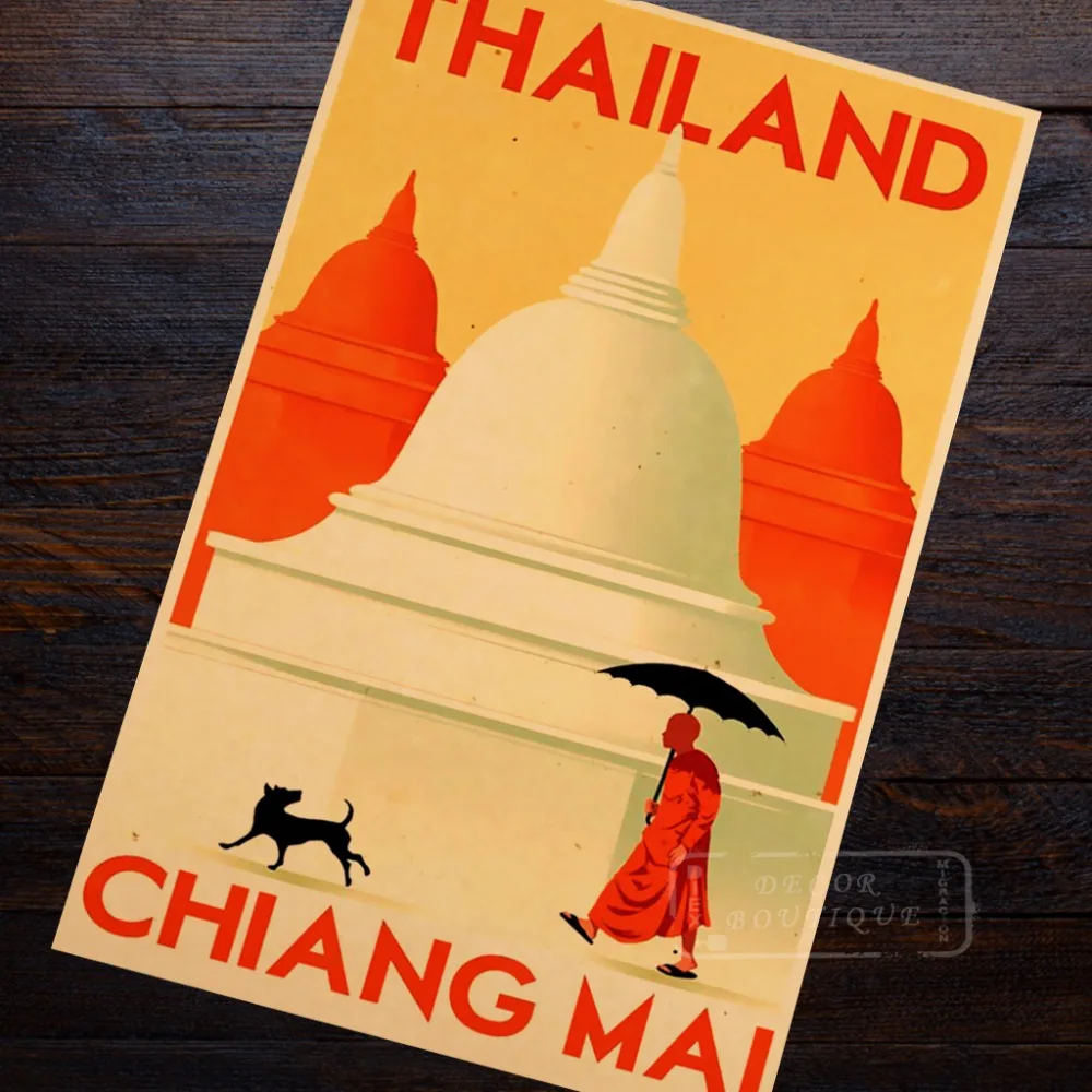 Advertisement Thailand Vintage Propaganda Retro Vintage Kraft Poster Decorative DIY Wall Sticker Home Bar Posters Decoration
Advertisement Thailand Vintage Propaganda Retro Vintage Kraft Poster Decorative DIY Wall Sticker Home Bar Posters Decoration