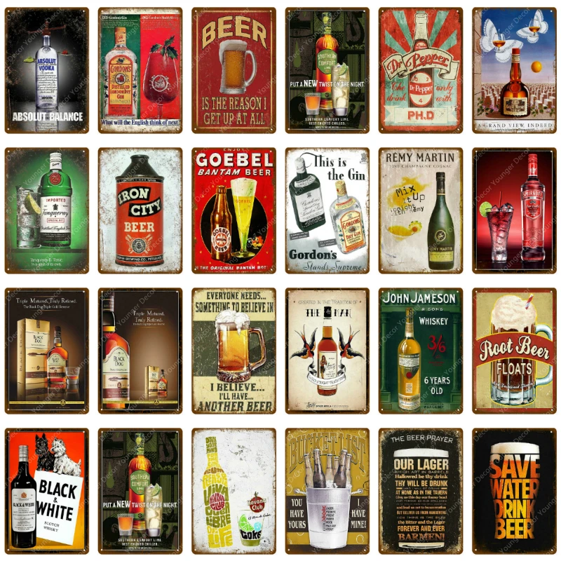 Classic Hot Sell Beer Poster Wine Plate Tin Sign Vintage Plaque Bar Decoration Cafe Home Wall Decor Shabby Chic Painting Sticker
Classic Hot Sell Beer Poster Wine Plate Tin Sign Vintage Plaque Bar Decoration Cafe Home Wall Decor Shabby Chic Painting Sticker
