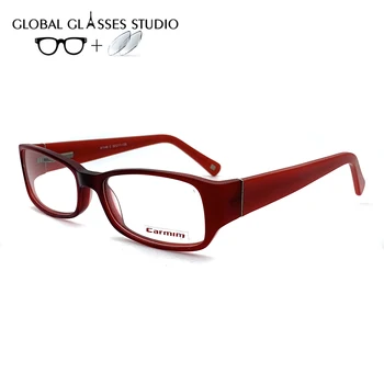 Women Acetate Glasses Frame Eyewear Eyeglasses Reading Myopia Prescription Lens 1.56 Index X1148
Women Acetate Glasses Frame Eyewear Eyeglasses Reading Myopia Prescription Lens 1.56 Index X1148